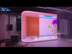 عاري العين 3D P3.91 خارجية LED جدار الفيديو مع وضع مسح 1/4 و 6mm مساحة البكسل