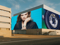 Gmesh خارجية مضادة للماء الشفافة الشاشة LED