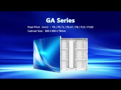 GA P10 DIP خارجية شاشة LED ثابتة 1000 نيت الوضوح 960 * 960mm