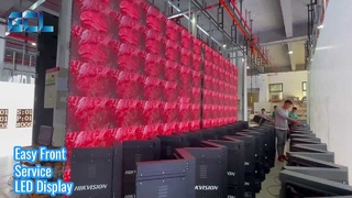 شاشة LED داخلية: خدمة أمامية وسهلة التركيب