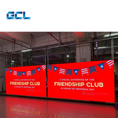 تثبيت ثابت P1.95mm حائط فيديو LED داخلي 500*1000mm 500*750mm عالية الوضوح