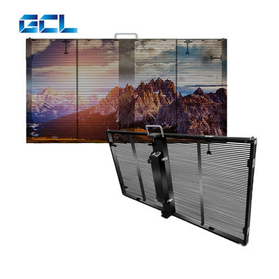 وضوح عالي GCL P3.9 شاشة LED شفافة مقاومة للماء سهلة التثبيت