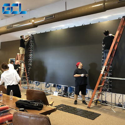 غرفة مؤتمرات GCL شاشة عرض داخلية كاملة الألوان LED حائط فيديو سهل التثبيت شاشة إشارات رقمية