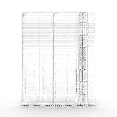 GCL الستار الداخلي الشفاف LED الحائط للإعلان عن محطة المترو