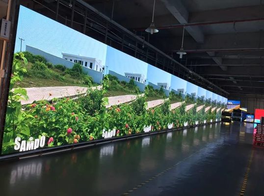 شاشة داخلية ضخمة مدعومة بـ P2 LED إعلانات لوحة فيديو حائط مع طريقة المسح 1/20