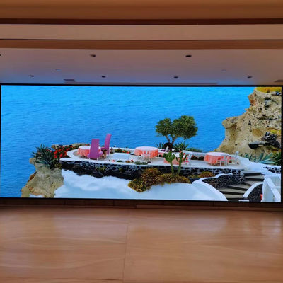 100 ساعة عمر شاشة LED داخلية Ultra Slim كاملة الخدمة الأمامية 4 3 نسبة 640 * 480mm