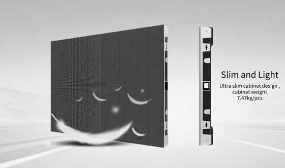 شاشة داخلية ضخمة مدعومة بـ P2 LED إعلانات لوحة فيديو حائط مع طريقة المسح 1/20