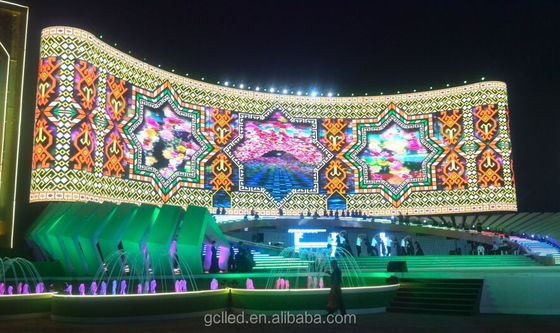الشفاف 60% شاشة إعلانات LED مع رؤية من خلال الزجاج لمركز تسوق