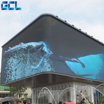 شاشة LED خارجية عالية الوضوح GA Series DIP346 LED Type 6000-10000nits مثالية لشاشات الإعلانات الخارجية