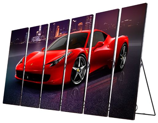 معدل تحديث عالي 1920 هرتز شاشة LED ملصق قابل للتحريك مع 2.5 ملم مساحة البكسل