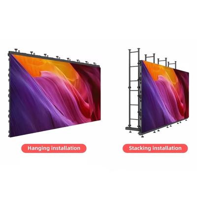 P2.6 P 2.976 P3.91mm الخدمة الأمامية الكاملة في الهواء الطلق مع حماية الزوايا شاشة عرض LED