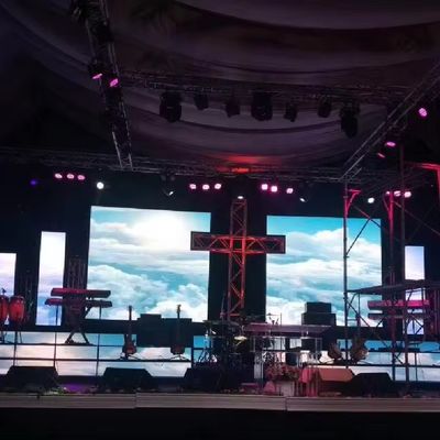 GOB P1.5 P1.9 7680Hz شاشة LED داخلية للإيجار للجدار الفيديو الخلفي للمسرح