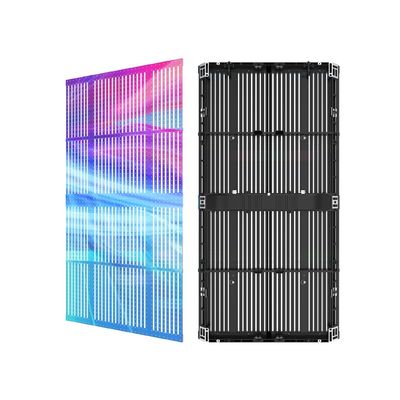 IP65 الفضة P15.6 لوحة عرض LED شفافة مع معدل تحديث مرتفع