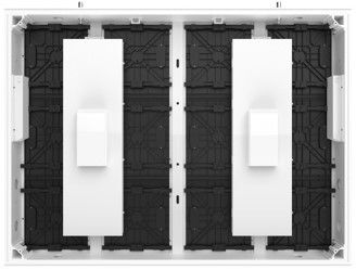 منحنى SMD الإعلانية شاشة العرض LED IP65 مستوى الحماية 10mm مساحة البكسل