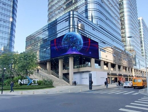 GCL GA P5.71 P8 P10 شاشة LED ثابتة خارجية مع خدمة الأمامية والخلفية وشاشة لمس سعة