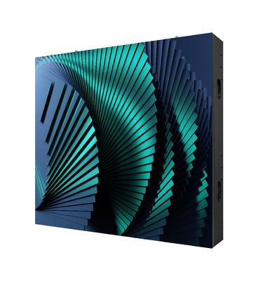مبنى خارجي منحني 3D Billboard شاشة كبيرة للفيديو LED Image Display P3.9 شاشة إعلان ثابتة