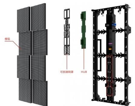 شاشة عرض خاصة مخصصة Gstar-II P1.95 ملم 7680 هرتز معدل تحديث عالي HD لتركيب ثابت في الداخل