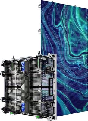Gmesh-R 500 * 500mm P3.9 في الخارج الشفاف LED العرض الستار LED شبكة الفيديو