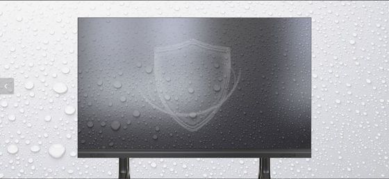 قاعة المؤتمرات شاشة عرض LED كبيرة كاملة الخدمة الأمامية شاشة سوداء متطاطية COB P0.9mm P1.2mm تعريف