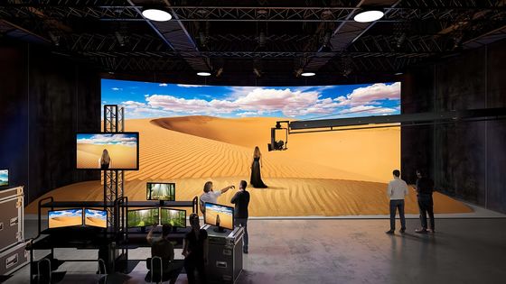 خلفية المسرح العملاق LED جدار فيديو