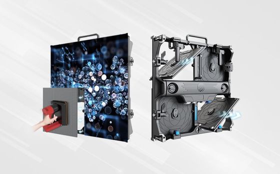Gprime Series أحدث شاشة LED للإيجار P1.5 P1.9 P2.6 7680 معدل تحديث عالي لوحة شكل منحني شاشة لعرض المسرح