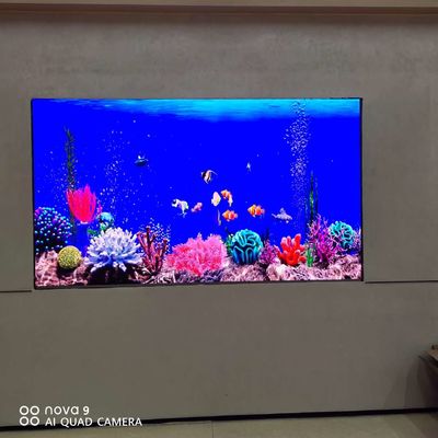 شاشة العرض LED COB ذات الدرجة الرمادية العالية P0.9 1.25 1.5mm ملصق رقمي مع نوع لمسة سعة