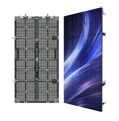 P10.4 العرض الشفاف للضوء LED في الهواء الطلق P3.9-7.8 شاشة المسرح LED كامل اللون