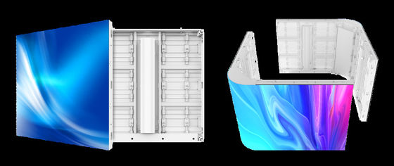 شاشة إعلانية LED خفيفة الوزن في الهواء الطلق GCL GA P4 6500-8000nits 480*320mm Module 960*960mm Panel