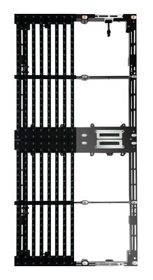 لون كامل P25-31.25mm شبكة شاشة عرض LED شفافة للإعلانات الخارجية IP65 500 * 1000mm سطوع عالي