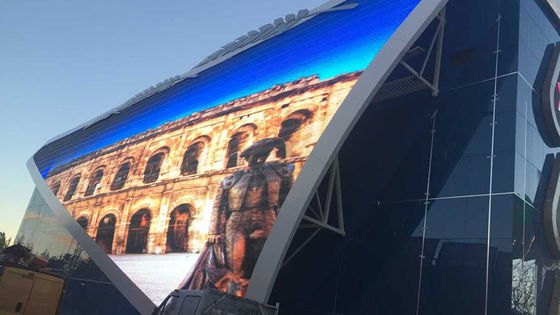 P25-31.25 شاشة LED خارجية شفافة سعر حائط فيديو LED في الصين