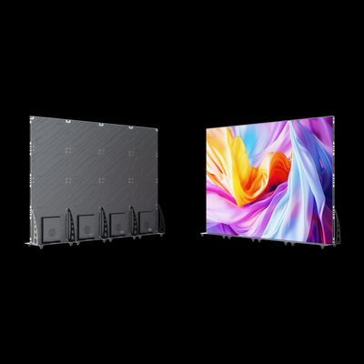 GOB P2.5 شاشة LED داخلية كاملة الألوان ملصق إعلانات فيديو رقمي محمول مع رقاقة Epistar LED