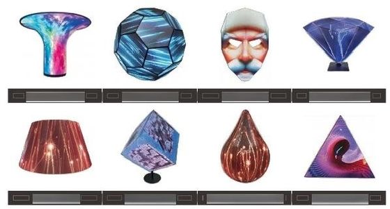 P2.0mm LED الشاشة الكروية سلسلة 360 درجة عرض كامل يمكن تخصيص أحجام الشاشة
