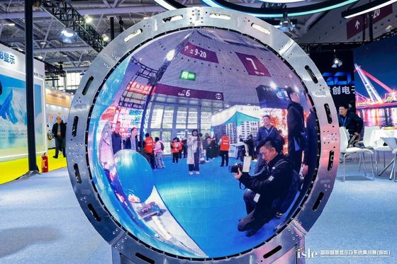 سلسلة شاشة LED كروية P2.0mm شاشة عرض كاملة بزاوية 360 درجة أحجام مخصصة