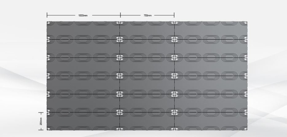 سلسلة Ghalo 1000*250 مم 750*250 مم شاشة فيديو LED داخلية عالية الدقة P1.5 P1.953 مم أشكال متنوعة