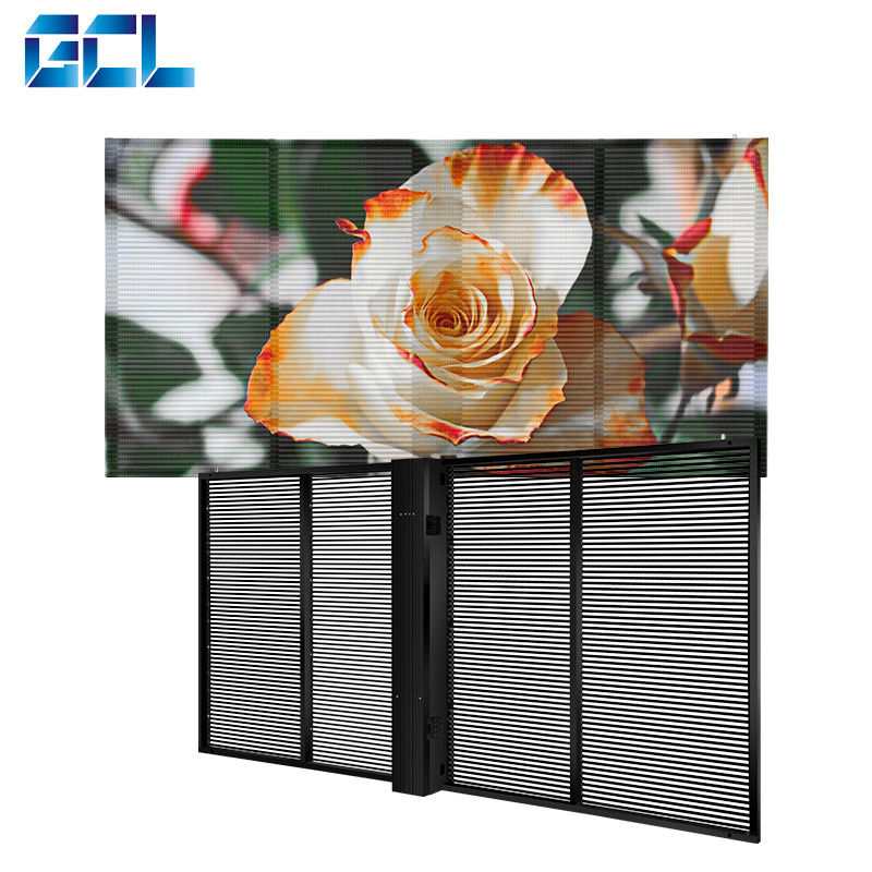 GCL 1000mm شاشة LED مرنة شفافة مخصصة لتركيب سهل في الداخل