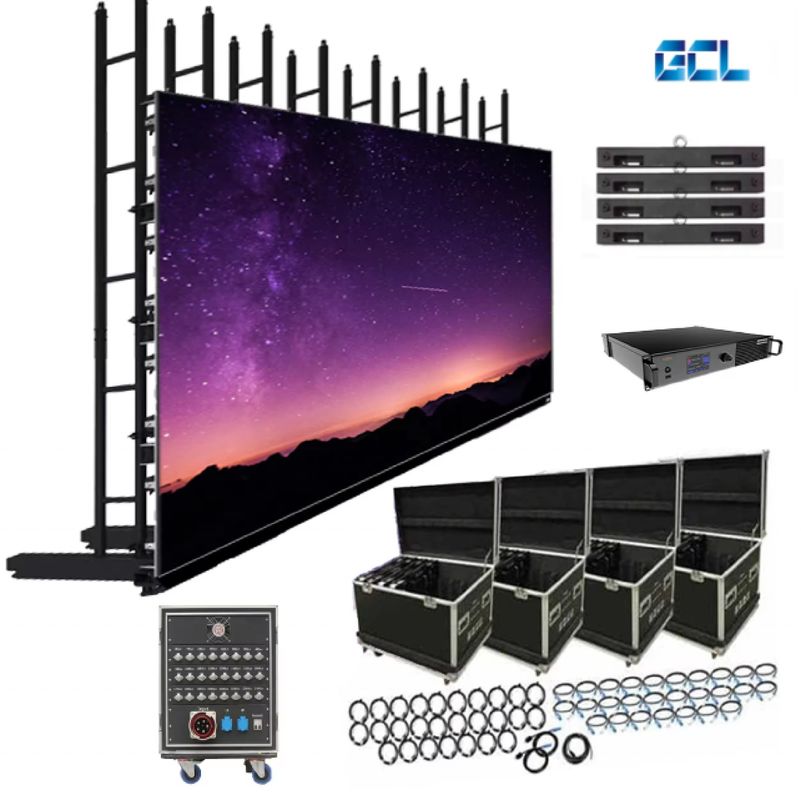 قابلة للتخصيص المرحلة المرنة LED حائط الفيديو حدث شاشة LED