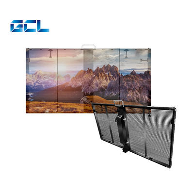 سعر جيد فيديو واضح شاشة LED شفافة مرنة P10.4 جدار LED شفافة الانترنت