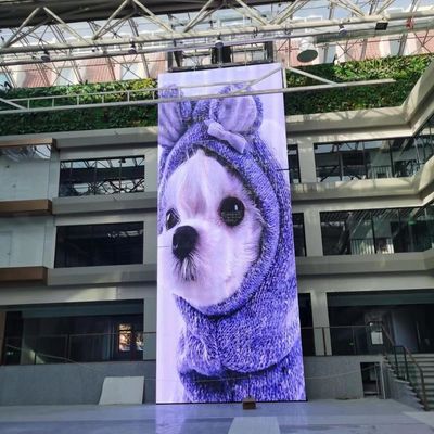 حائط فيديو شفاف بـ P10 LED مع زاوية مشاهدة 120 درجة 10000 ساعة