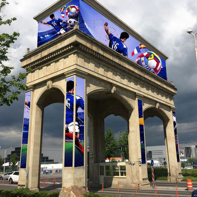 شاشة إعلانات LED P6 لوحة إعلانات للحركة الساطعة و 6000 نايت من الوضوح