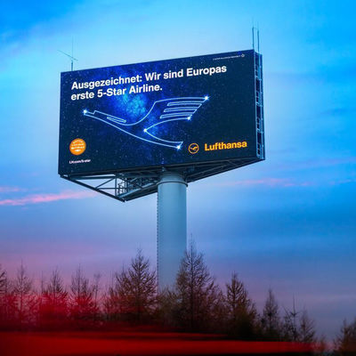 سعر جيد شاشة إعلانية LED ثابتة في الهواء الطلق الانترنت