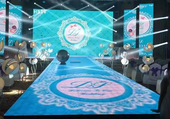 500x500mm في الهواء الطلق الإيجار LED شاشة الحائط P3.91 التوصيل السلس LED شاشة الفيديو المسرح خلفية LED شريط