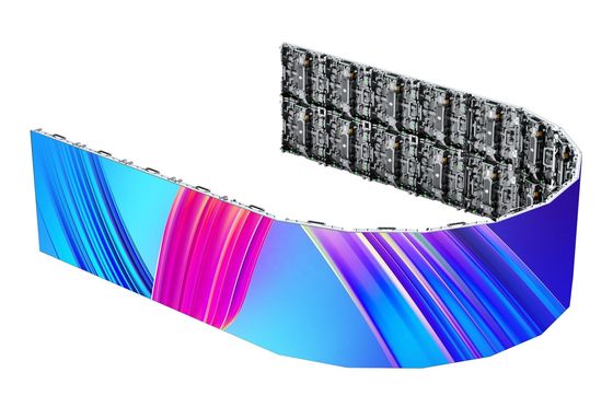 شاشة LED داخلية 1200 نيت Brightness XR مع حجم لوحة 500 مم ومعدل تحديث 7680 هرتز للاستوديو الافتراضي