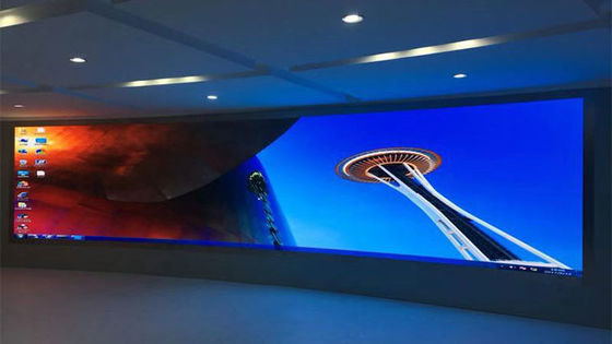 شاشة HD LED ثابتة في الداخل حائط الفيديو COB P0.9 P1.2 P1.5 لتركيب مرحلة توفير الطاقة