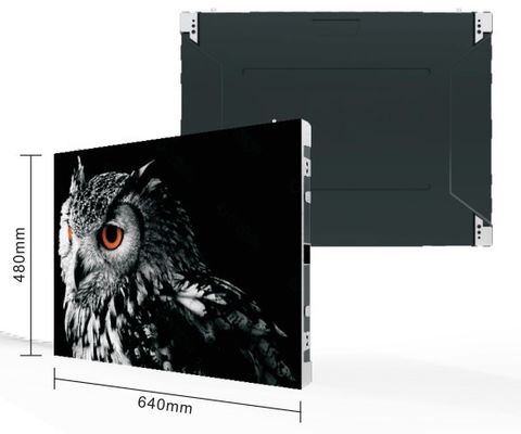 سعر جيد 2K P1.876mm p2mm 640*480 mm إشارة الخدمة الأمامية الثابتة الداخلية وإضافة الطاقة الانترنت