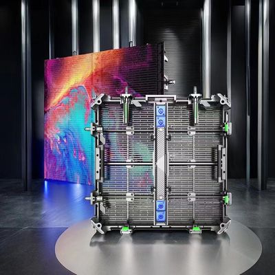 Gmesh-R 500 * 500mm P3.9 في الخارج الشفاف LED العرض الستار LED شبكة الفيديو