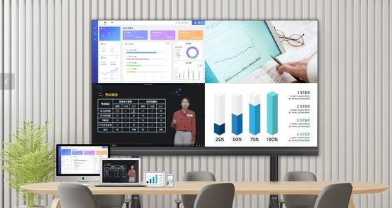 HD 108 بوصة و135 بوصة HD LED فيديو داخلي حائط مؤتمر آلة واحدة