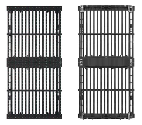 سعر جيد Gmesh خارجية تثبيت ثابت تصل إلى 50٪ الشفافية P15.6 500 * 1000mm شاشة LED للصالة العرضية الانترنت