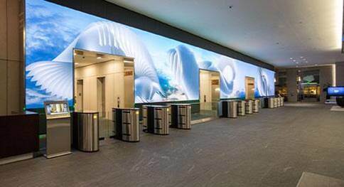 سلسلة GCL Ghalo الجدار الفيديو LED الداخلي P1.5 P1.9 P2.6 1000x250mm