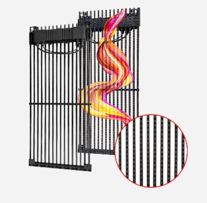 سعر جيد شاشة شبكية خارجية عالية النفاذية ومحمية بمعيار IP65 بتصميم صيانة أمامية لواجهات المباني الانترنت